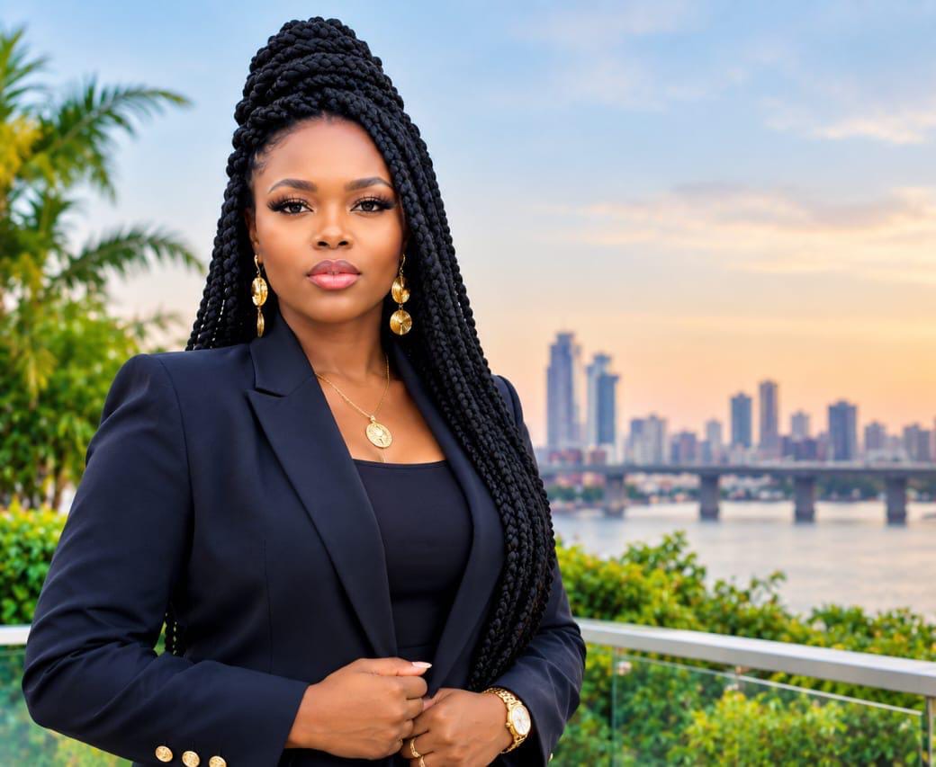 Hon. Blessing Maduka waterfront portrait